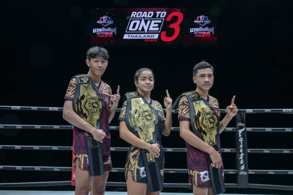 ข่าวมวย เผยโฉม 3 แชมป์ Road To ONE ซีซั่น 3 ผู้พิชิตสัญญารวมมูลค่า 10.4 ล้านบาท